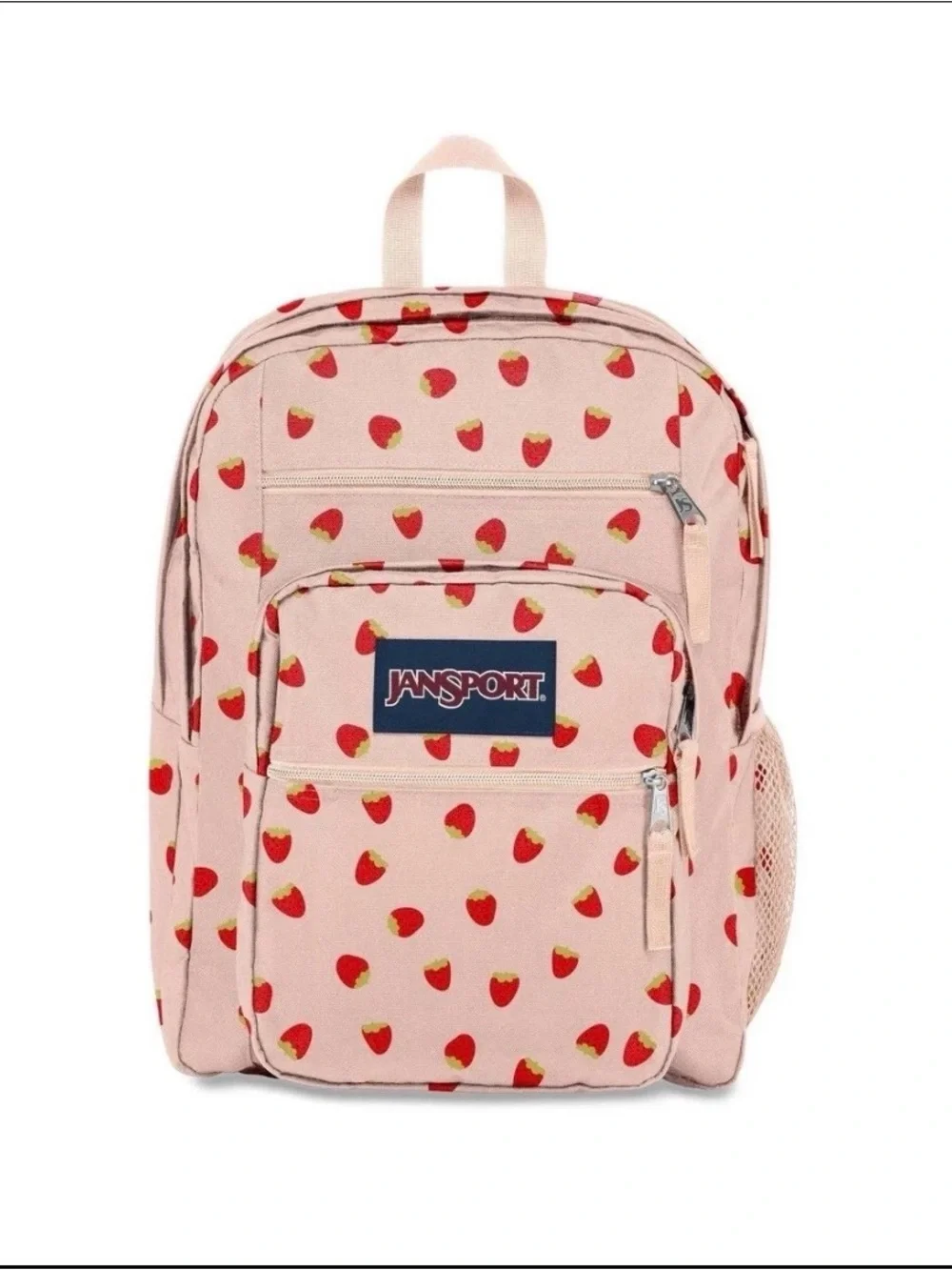 Jansport Big Student 17.5” Backpack Strawberry Shower School College